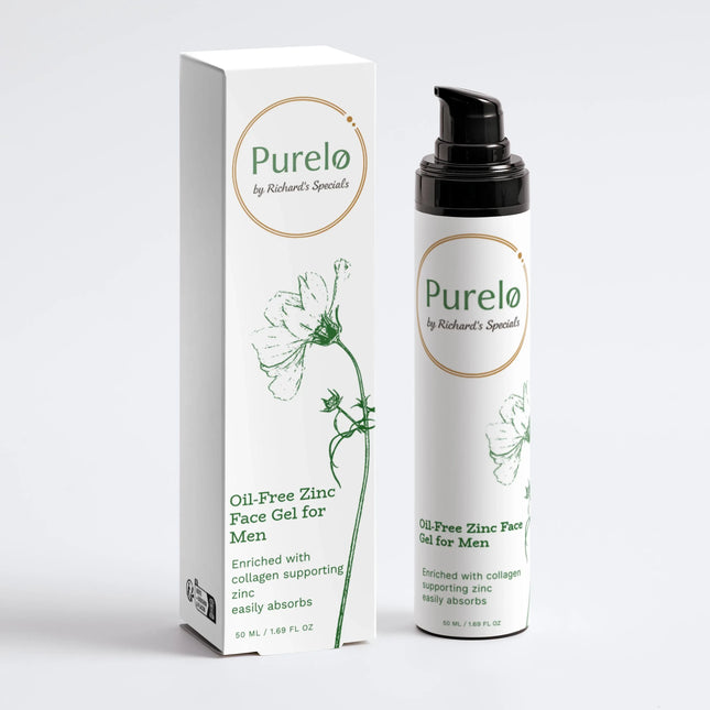 Purelo - Oil-Free Zinc Face Gel for Men | by Richard's Specials - Richards-Specials-Store.com