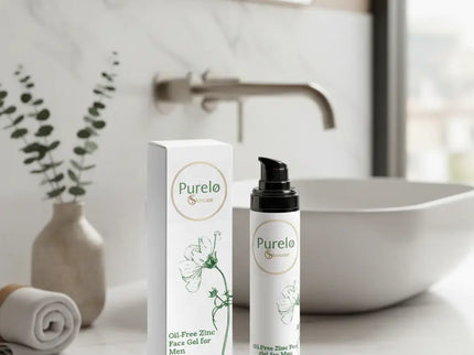 Oil-Free Zinc Face Gel for Men | Purelo Skincare