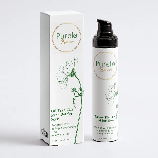 Oil-Free Zinc Face Gel for Men | Purelo Skincare