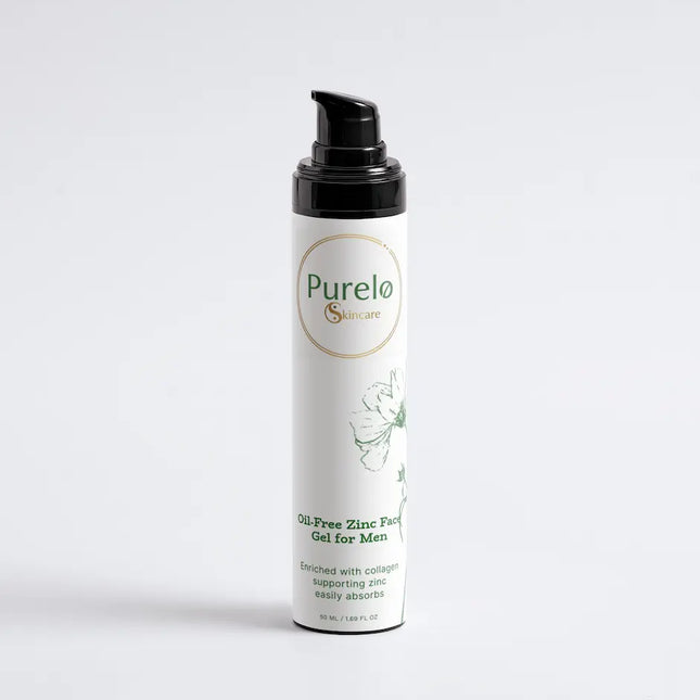 Oil-Free Zinc Face Gel for Men | Purelo Skincare