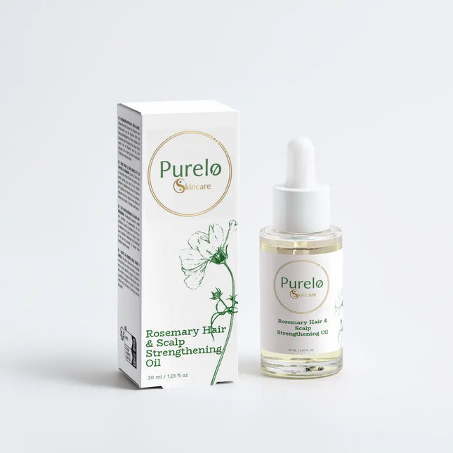 Rosemary Hair & Scalp Strengthening Oil | Purelo Skincare