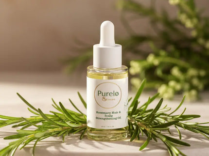 Rosemary Hair & Scalp Strengthening Oil | Purelo Skincare