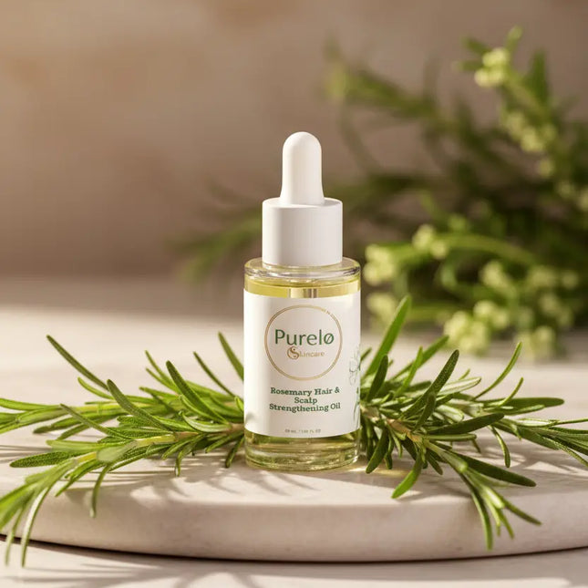 Rosemary Hair & Scalp Strengthening Oil | Purelo Skincare
