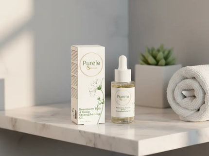Rosemary Hair & Scalp Strengthening Oil | Purelo Skincare