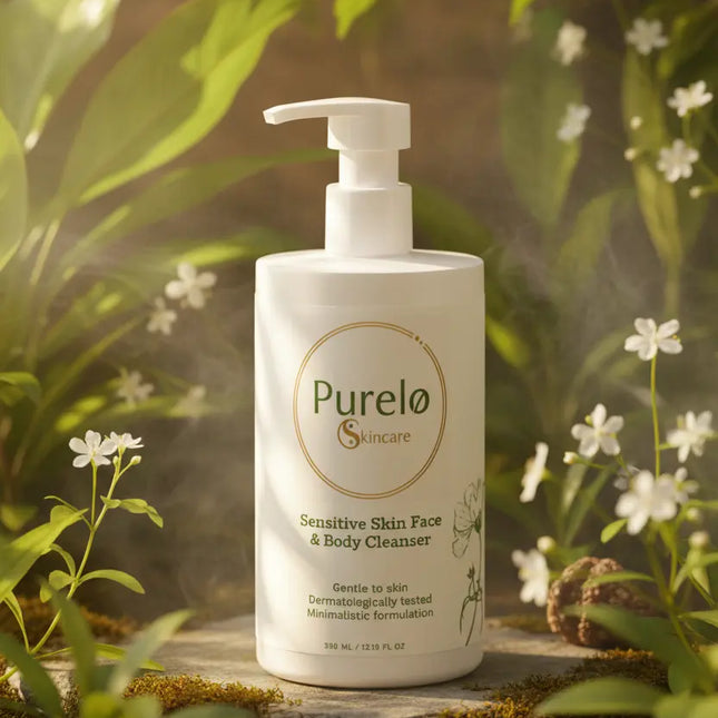 Sensitive Skin Face & Body Cleanser | Purelo Skincare