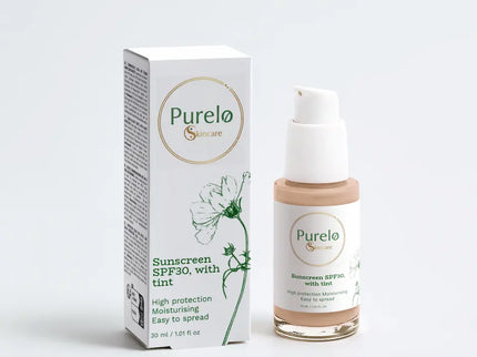 Sunscreen SPF30, with tint | Purelo Skincare