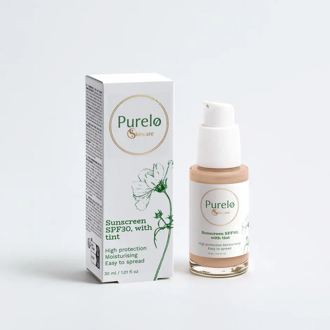 Sunscreen SPF30, with tint | Purelo Skincare