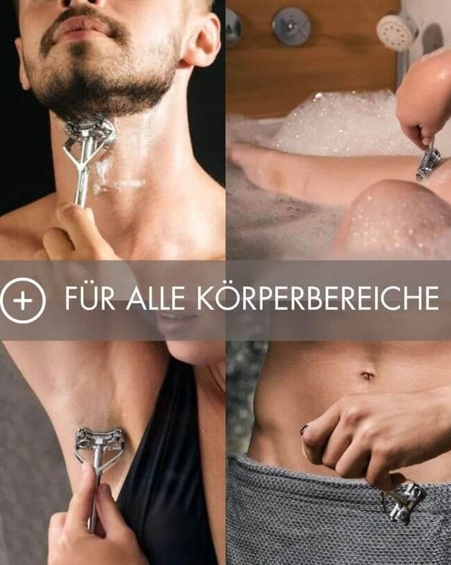 NIEUW: SHAVENT Original 2.0 - Magnetische Kracht - elegant scheerapparaat met kantelkop uit metaal - Richards-Specials-Store.com