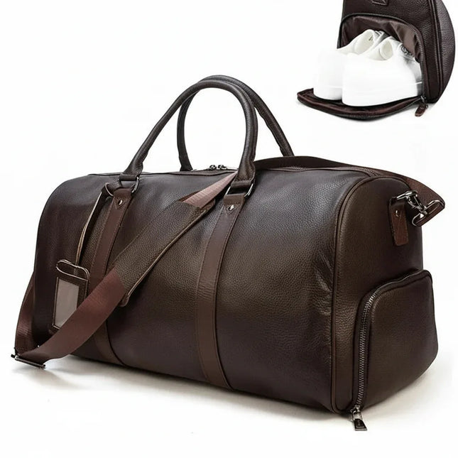 Rafael - Lederen Weekend/sporttas | Richard's Specials - Richards-Specials-Store.com