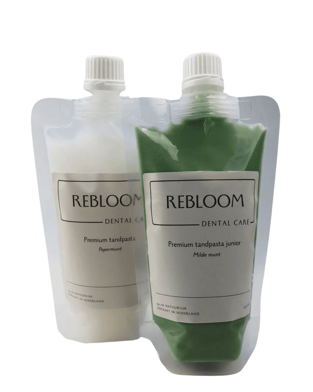 2 smaken pakket navulverpakkingen premium tandpasta - Richards-Specials-Store.com