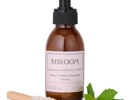 Flesje premium tandpasta - fluoridevrij - 120ml / 2 tubes