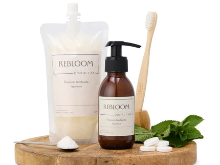 Navulverpakking premium tandpasta - Pepermunt - 240ml / 4 tubes - Richards-Specials-Store.com