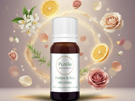Relax & No Worries - 10 Ml - 100% Natuurzuivere Etherische Olie