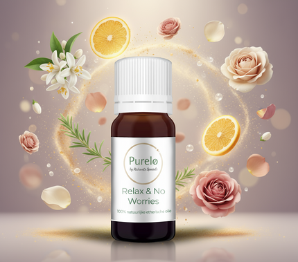 Relax & No Worries - 10 Ml - 100% Natuurzuivere Etherische Olie