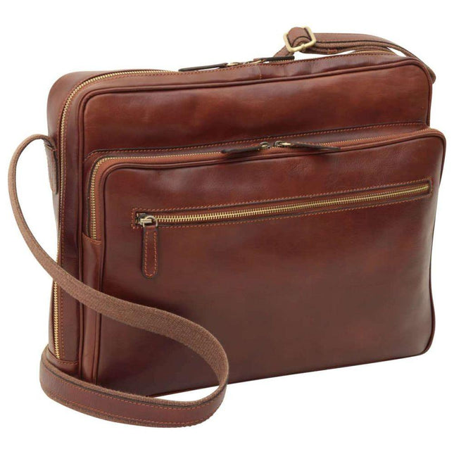 Royalelerenlaptoptascognacvoorkant3 - Richards-Specials-Store.com