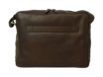 Royalelerenlaptoptasdonkerbruinachterkant - Richards-Specials-Store.com