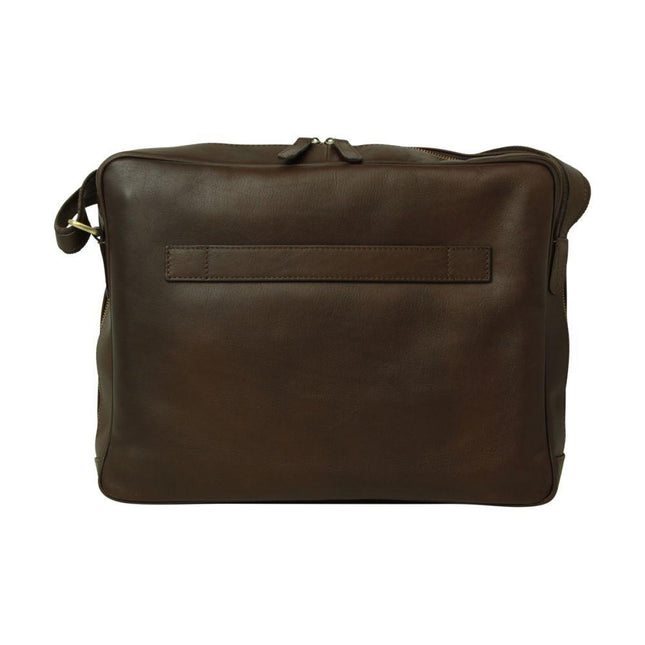 Royalelerenlaptoptasdonkerbruinachterkant - Richards-Specials-Store.com