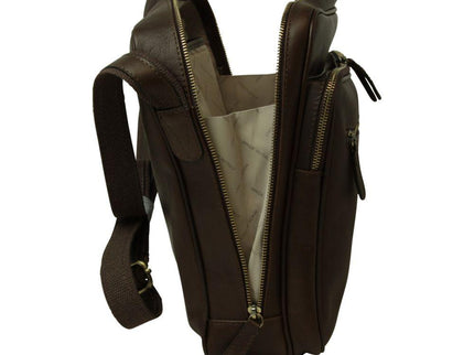 Royalelerenlaptoptasdonkerbruinbinnenkant - Richards-Specials-Store.com