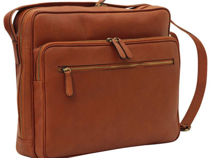 Royalelerenlaptoptaskoloniaalbruinvoorkant - Richards-Specials-Store.com