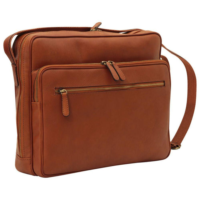 Royalelerenlaptoptaskoloniaalbruinvoorkant - Richards-Specials-Store.com