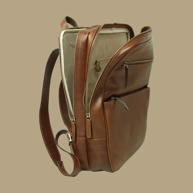 Milano | Royale laptoprugzak van Italiaans volnerfleer