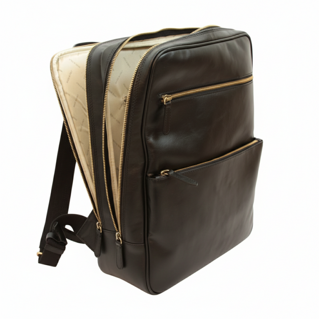Milano | Royale laptoprugzak van Italiaans volnerfleer