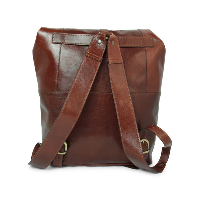 Sienna | Stoere rugzak van Italiaans volnerf leer