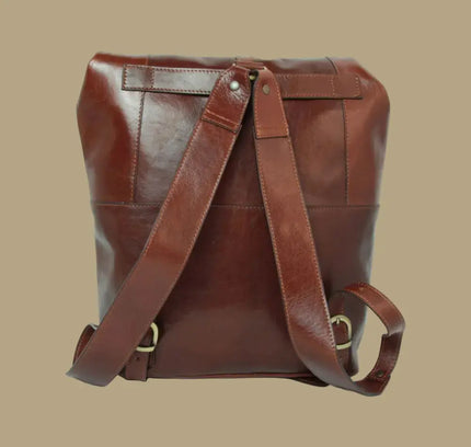 Sienna | Stoere rugzak van Italiaans volnerf leer