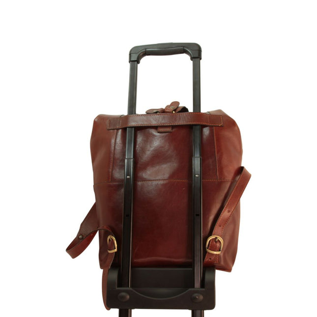 Sienna | Stoere rugzak van Italiaans volnerf leer