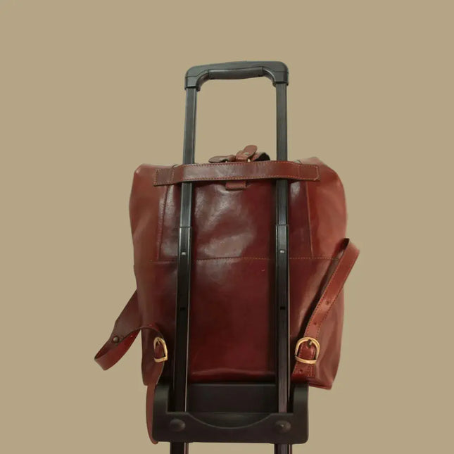 Sienna | Stoere rugzak van Italiaans volnerf leer