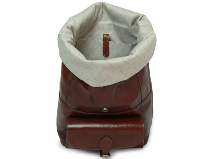Sienna | Stoere rugzak van Italiaans volnerf leer