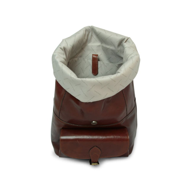 Sienna | Stoere rugzak van Italiaans volnerf leer