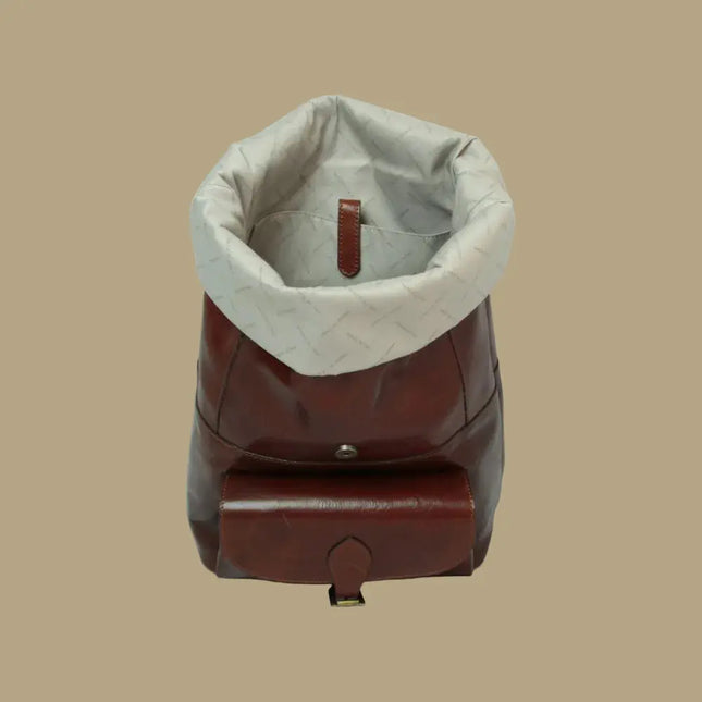 Sienna | Stoere rugzak van Italiaans volnerf leer