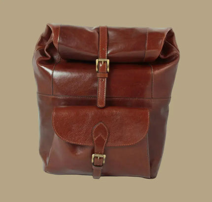 Sienna | Stoere rugzak van Italiaans volnerf leer