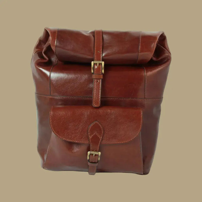 Sienna | Stoere rugzak van Italiaans volnerf leer