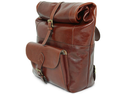 Sienna | Stoere rugzak van Italiaans volnerf leer