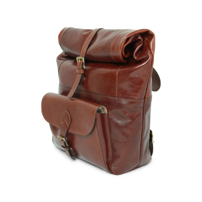 Sienna | Stoere rugzak van Italiaans volnerf leer