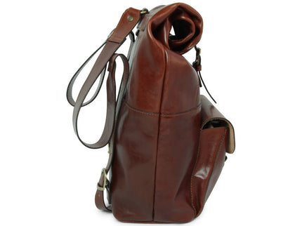 Sienna | Stoere rugzak van Italiaans volnerf leer