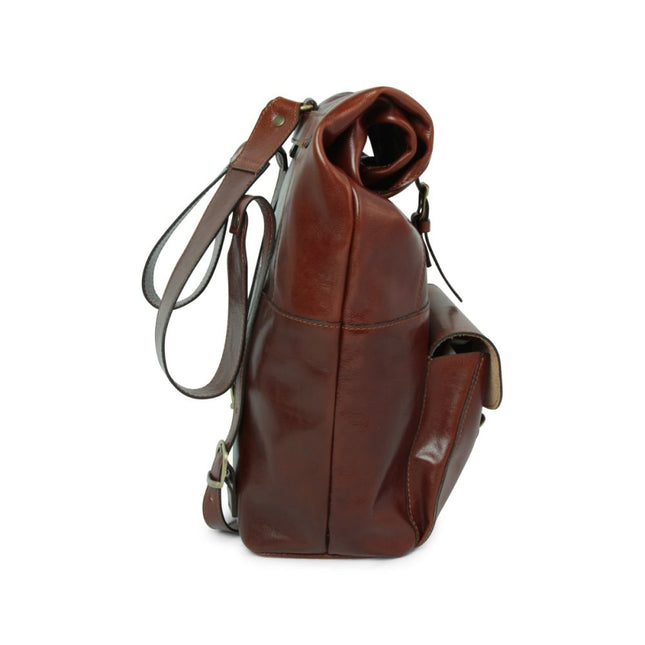 Sienna | Stoere rugzak van Italiaans volnerf leer