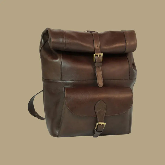 Sienna | Stoere rugzak van Italiaans volnerf leer