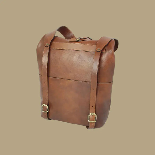 Sienna | Stoere rugzak van Italiaans volnerf leer
