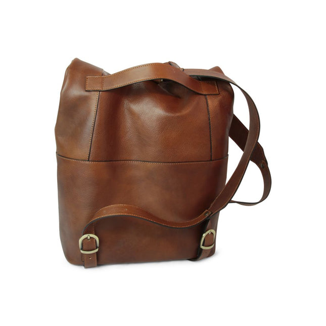 Sienna | Stoere rugzak van Italiaans volnerf leer