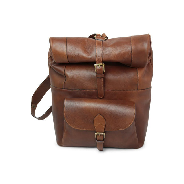 Sienna | Stoere rugzak van Italiaans volnerf leer