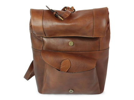 Sienna | Stoere rugzak van Italiaans volnerf leer