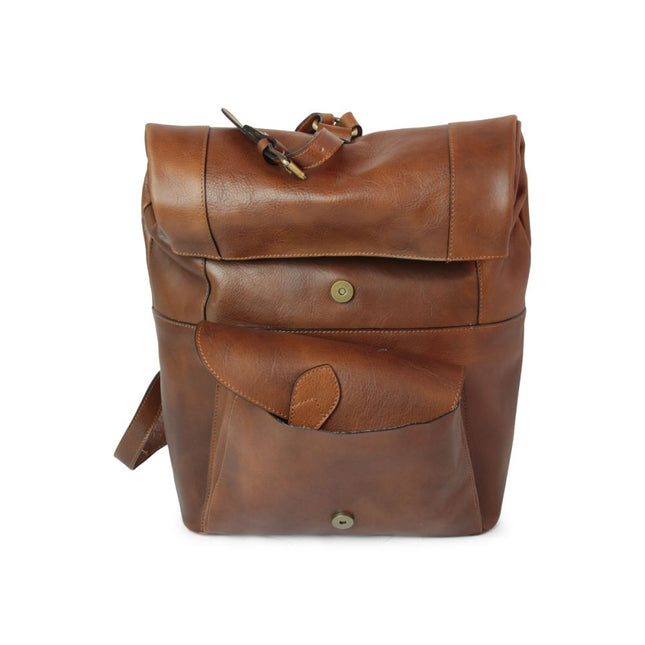 Sienna | Stoere rugzak van Italiaans volnerf leer