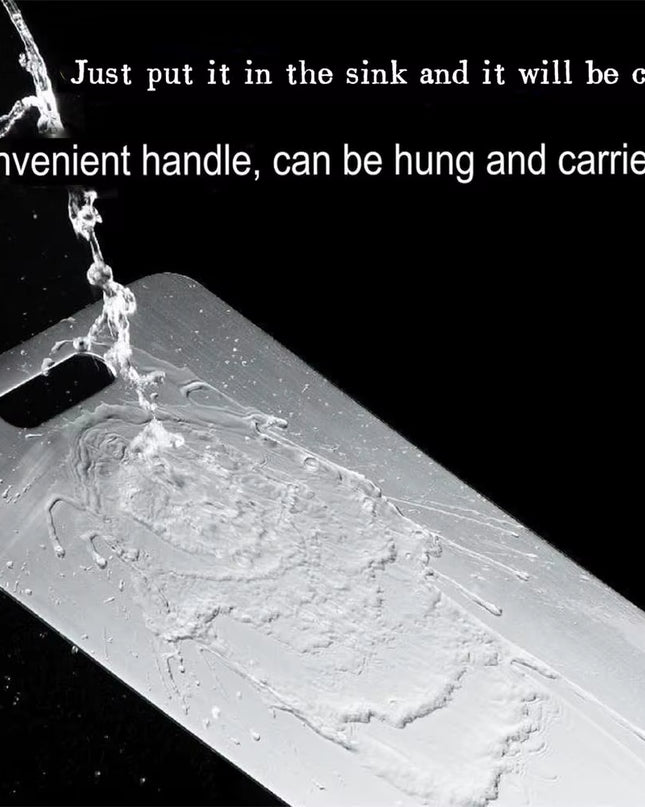 Titanium snijplanken dubbelzijdig 304 RVS staal - Richards-Specials-Store.com