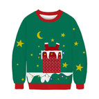 YW1260-1/Santa Down the Chimney/Green