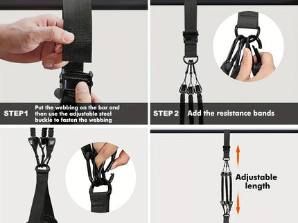 Weerstandsbanden Pull-ups Assist