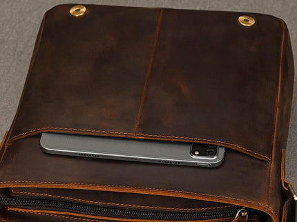 Bernardo - Echt Lederen Schouder/Documenten Tas | Richard's Specials