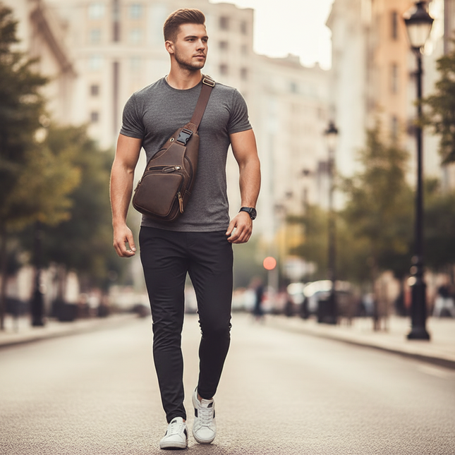 Paolo - Lederen Crossbody Tas | Richard's Specials